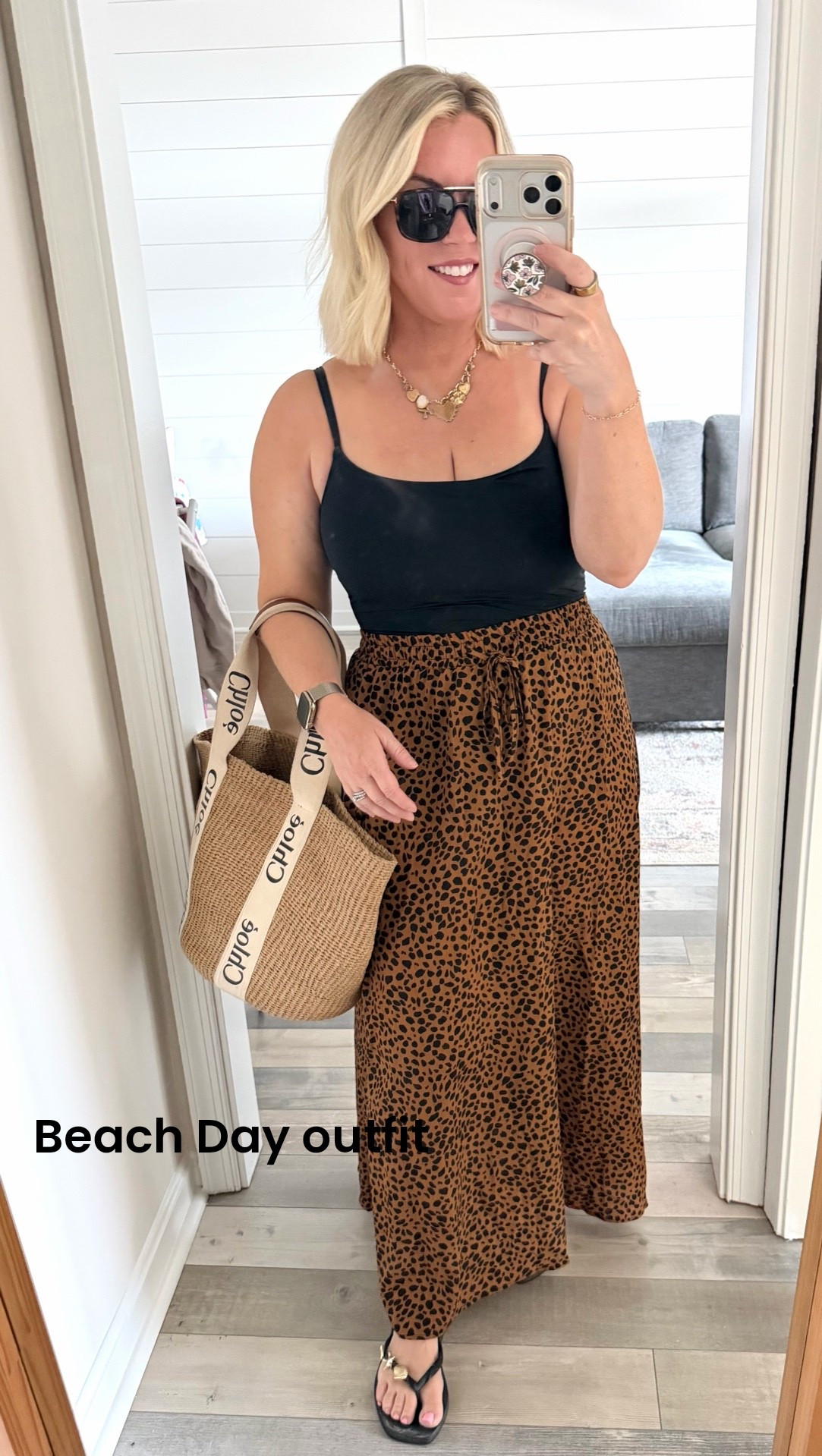 Beach day outfit 

Skirt is flowy and nice for over my bathing suit and can always wear it out to dinner 

Bathing suit and purse Nordstrom 

Skirt is an Amazon find

#LTKootd #LTKmomlife #LTKOver40