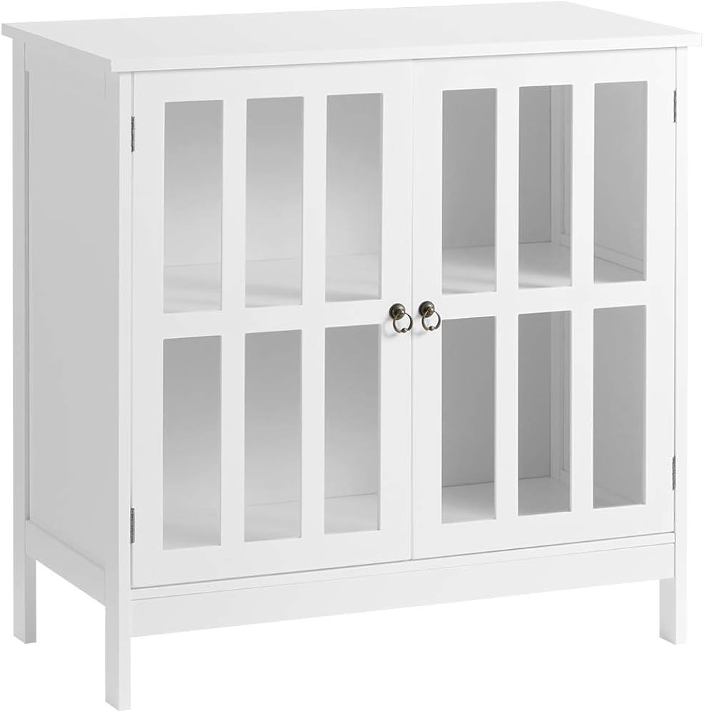 Amazon.com - EROMMY Wooden Storage Cabinet,Sideboard Console,Buffet Cabinet with Doors Entryway K... | Amazon (US)