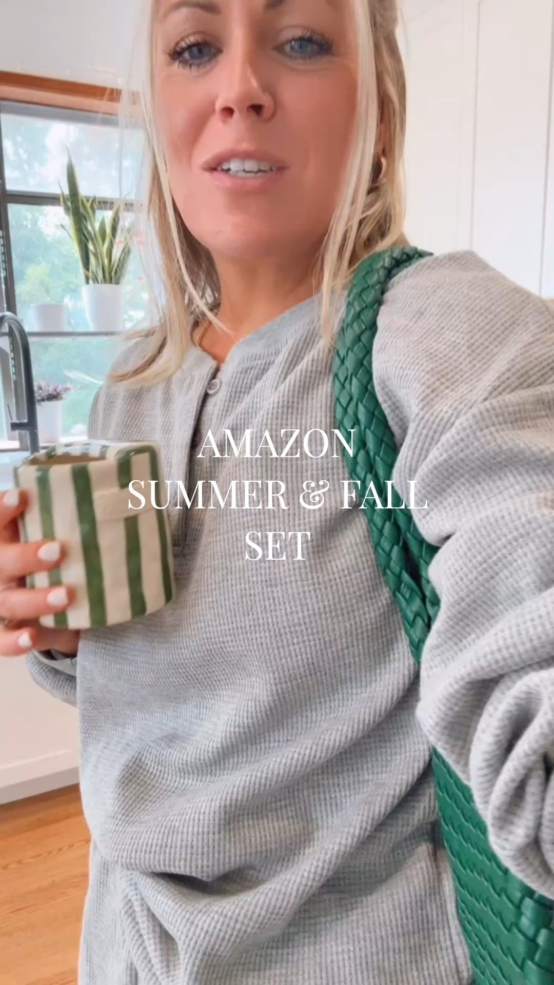 Amazon Summer & Fall Set! Love the waffle knit fabric - so comfy. Wearing a S in gray.

#LTKPetite #LTKootd #LTKSaleAlert