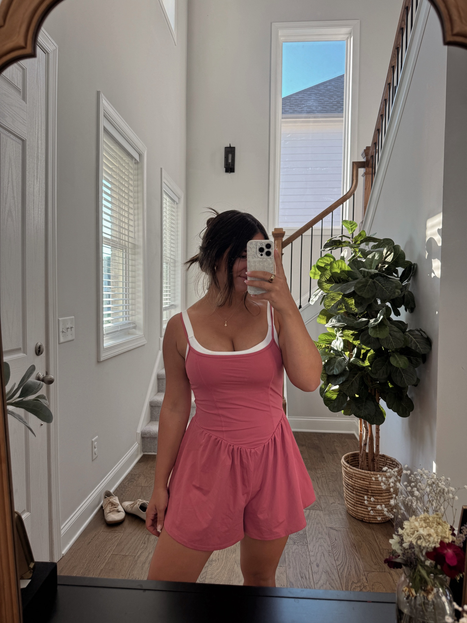 The perfect park romper!! Wearing a size medium!