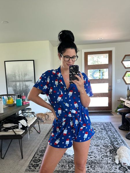 I’ve been living in these Fourth of July pajamas! They’re the softest pjs I’ve ever worn! I sized up to the medium for a cozier fit.

#LTKStyleTip #LTKSeasonal #LTKFindsUnder50