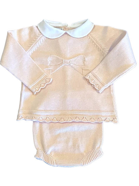 Raised Bow Diaper Set | The Little Lane Shop