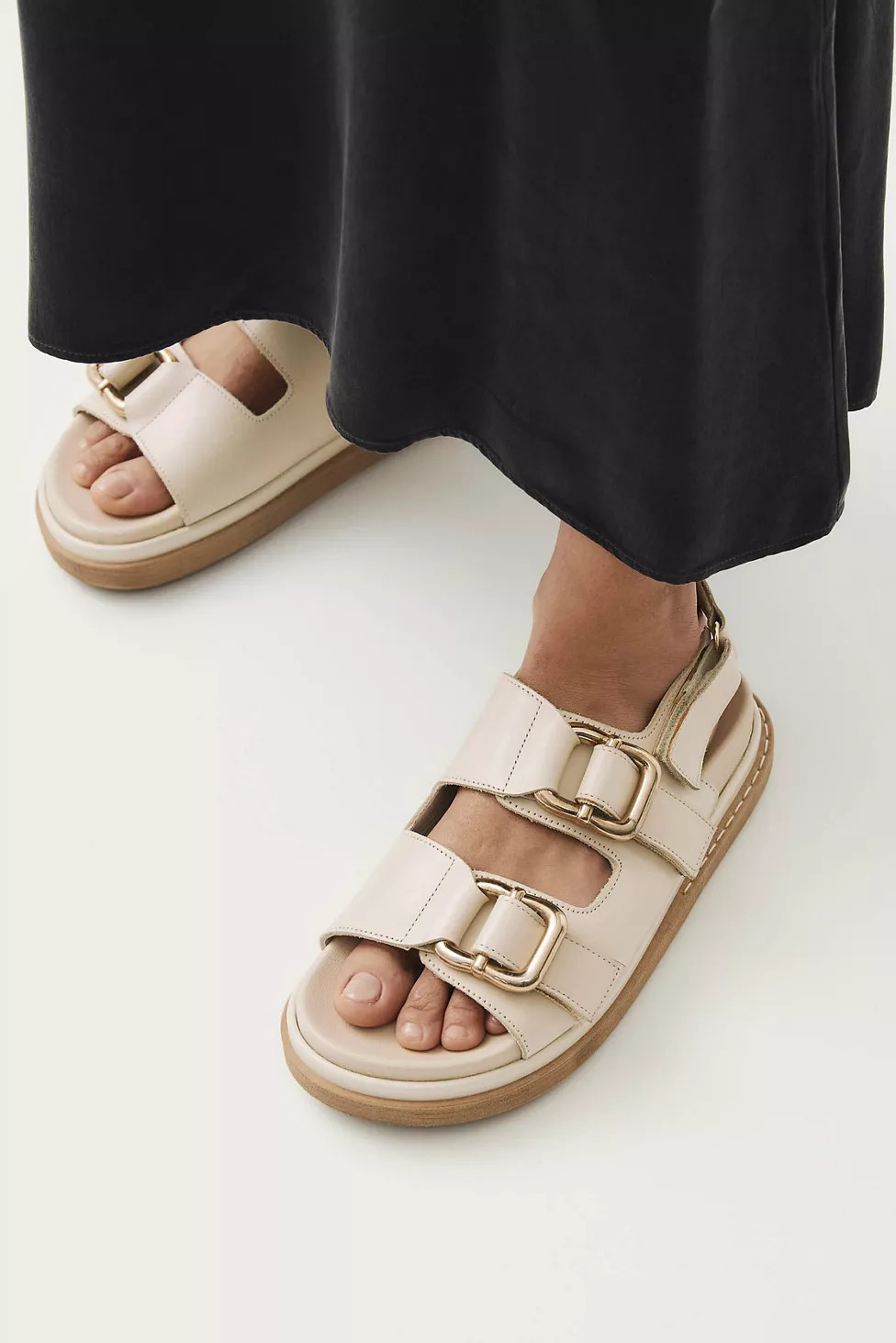ALOHAS Harper Leather Slingback Buckled Sandal | Urban Outfitters (US and RoW)