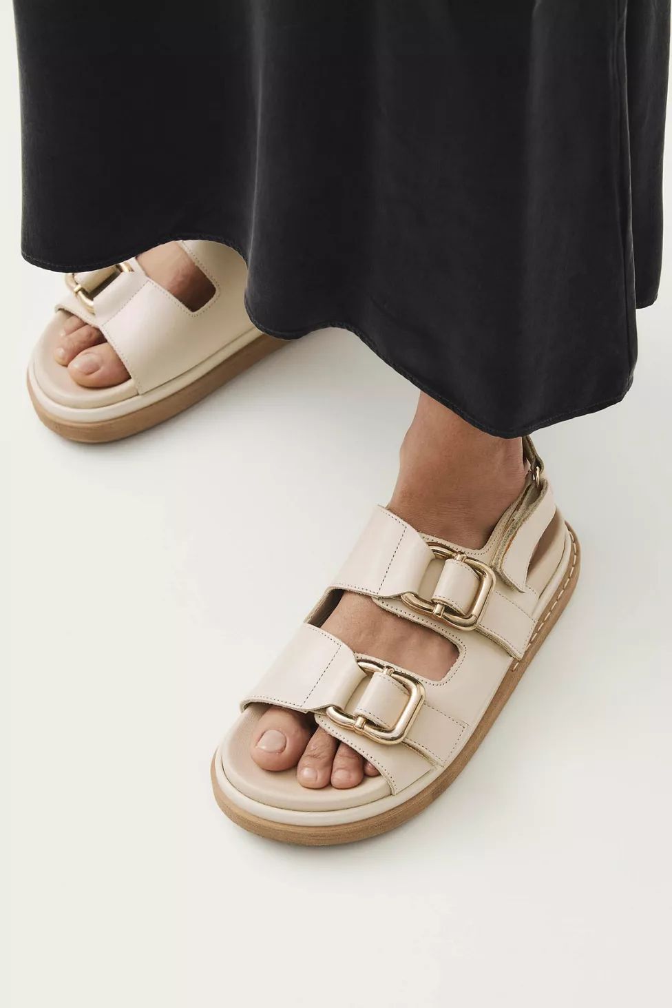 ALOHAS Harper Leather Slingback Buckled Sandal | Urban Outfitters (US and RoW)
