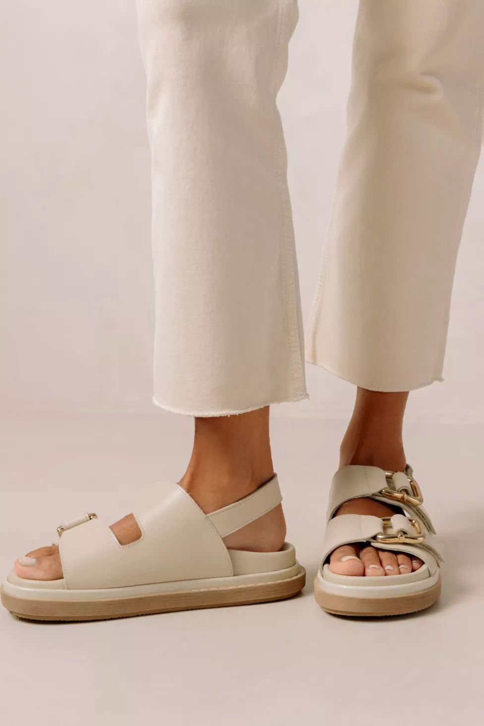 ALOHAS Harper Leather Slingback Buckled Sandal | Urban Outfitters (US and RoW)