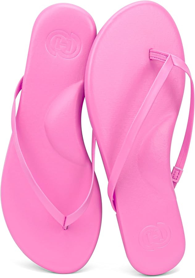 INMINPIN Flat Flip Flops with Arch Support for Women - Memory Foam Flats Summer Sandals 2026 - Ul... | Amazon (US)