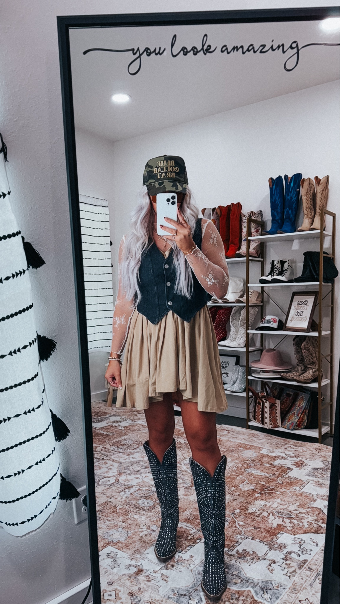 #doitindingo !!!!! as always, you can use code RANDIMELLIES to save on all Dingo1969 boots! these are my newest pair, the Honkeytonk Honey 🍯 

#LTKStyleTip #LTKShoeCrush #LTKSeasonal