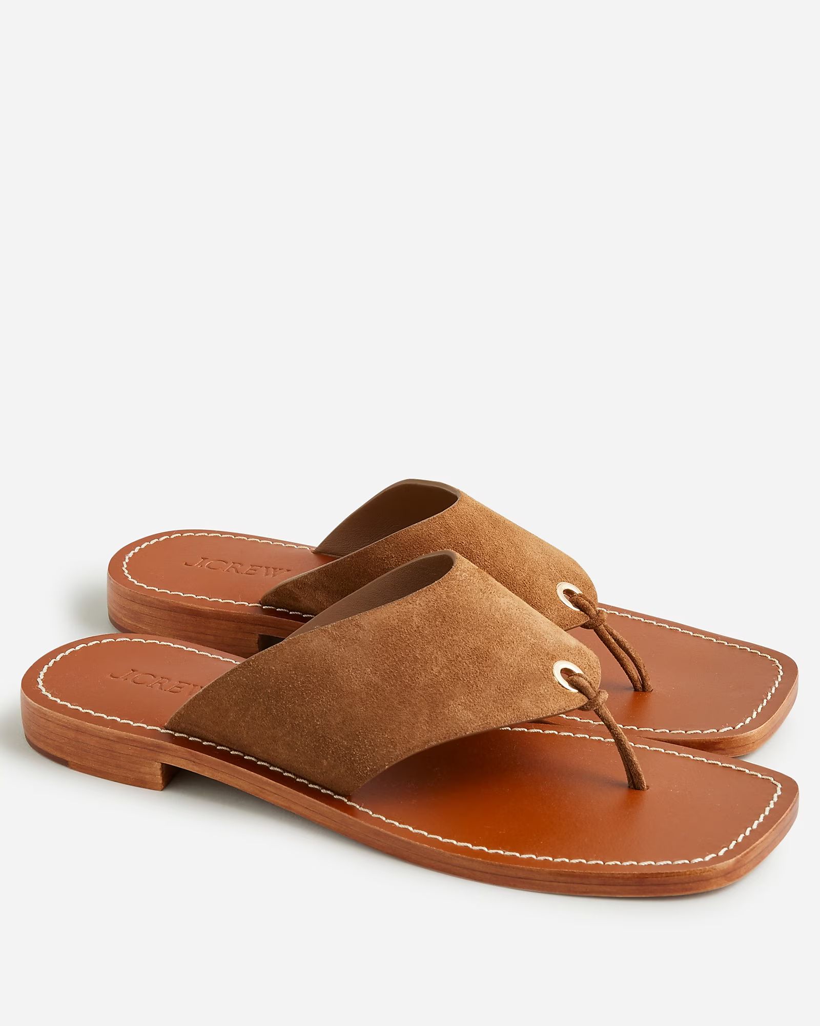 Suede thong sandals | J.Crew US