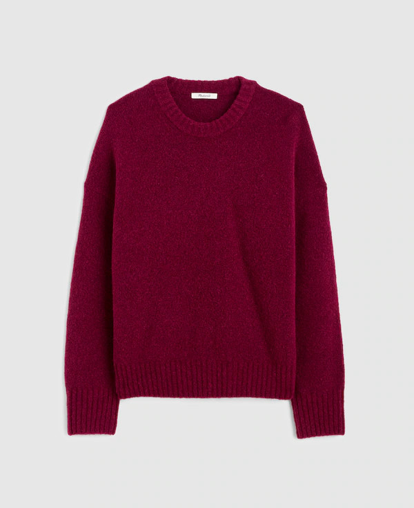 CloudSoft Drop-Shoulder Crewneck Sweater | Madewell