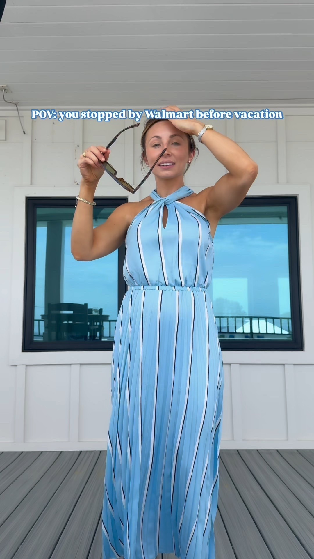 How gorgeous is this $26 Walmart dress for your vacation!? Wearing an XS 

#LTKPetite #LTKFindsUnder50 #LTKTravel