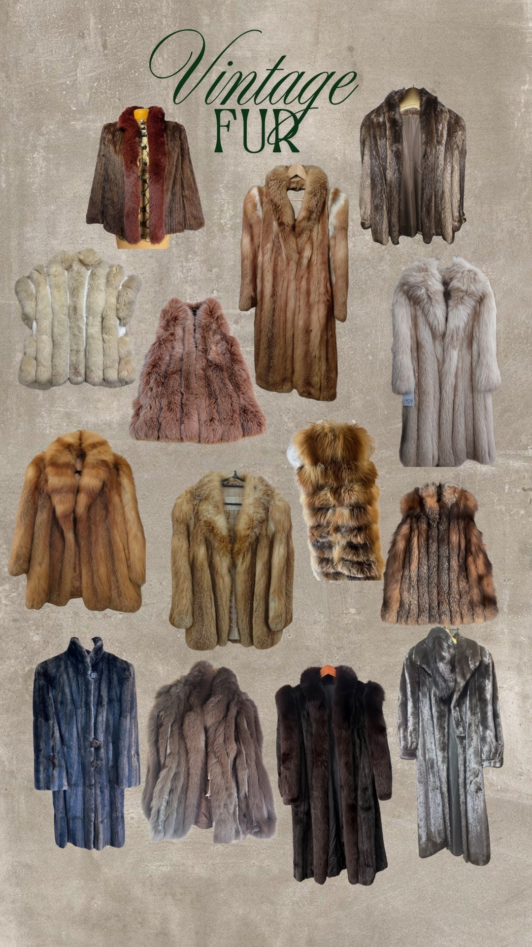 Vintage fur
Red fox
Mink


#LTKootd #LTKValentine #LTKU