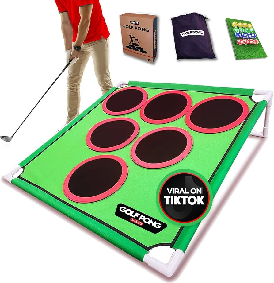 – Backyard Golf Game with 16 Chipping Velcro Balls & Mat, Yard and Outdoor Games for Adults & F... | Amazon (US)