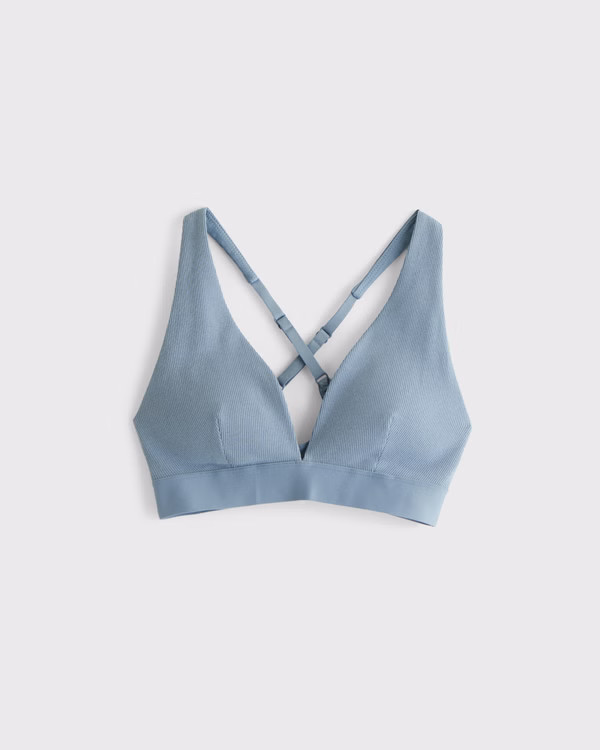 YPB Restore Rib Triangle Bra | Abercrombie & Fitch (US)