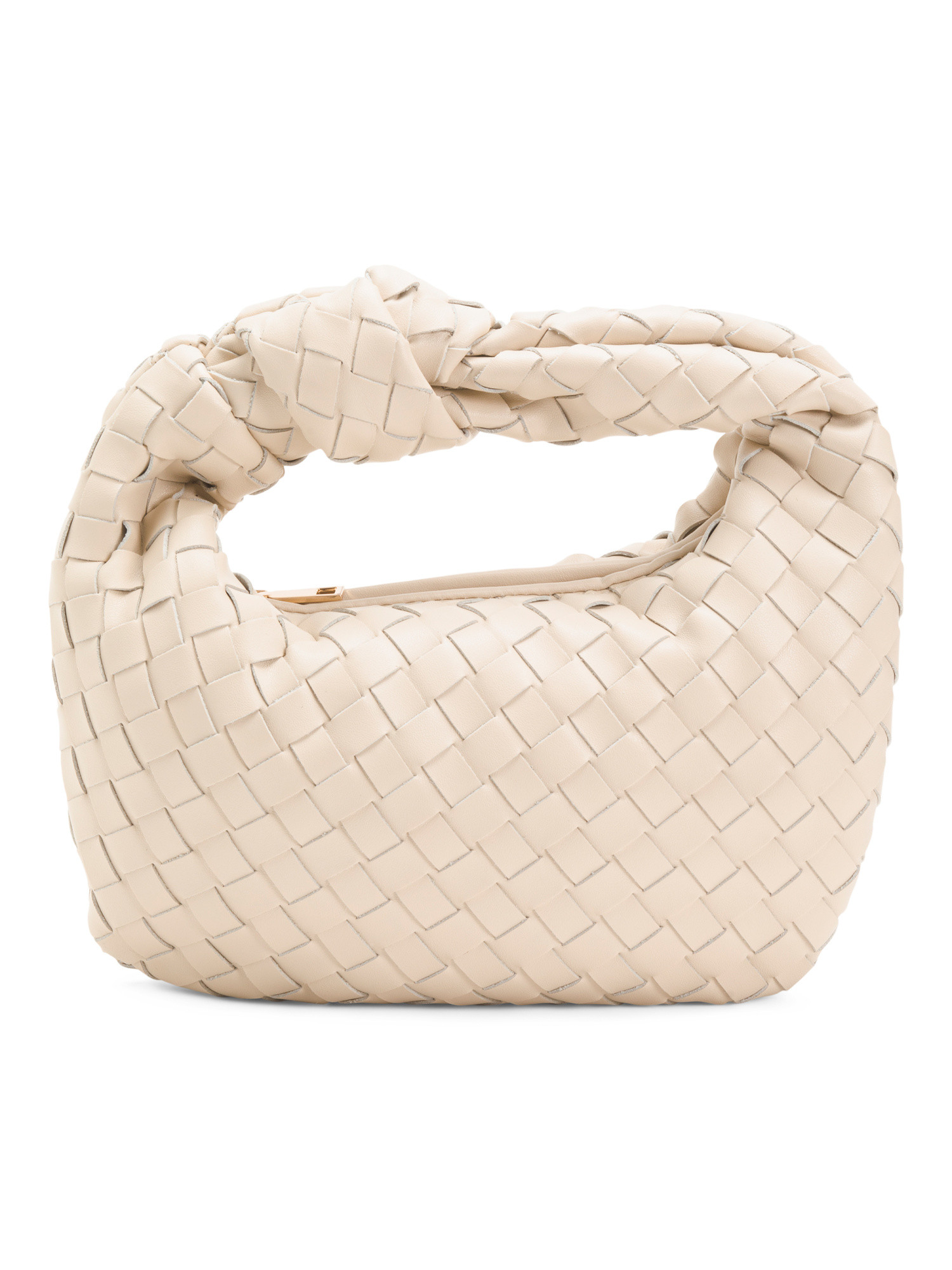 Leather Woven Knot Clutch Bag | TJ Maxx