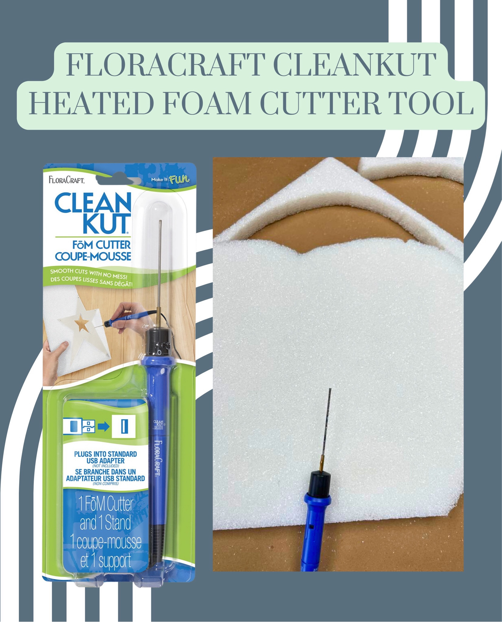 I recently used this in my DIY where I needed to cut some styrofoam into the shape of a pumpkin! It was so easy and there was not a mess at all when I cut with it! 

#LTKSaleAlert #LTKHome #LTKFindsUnder50