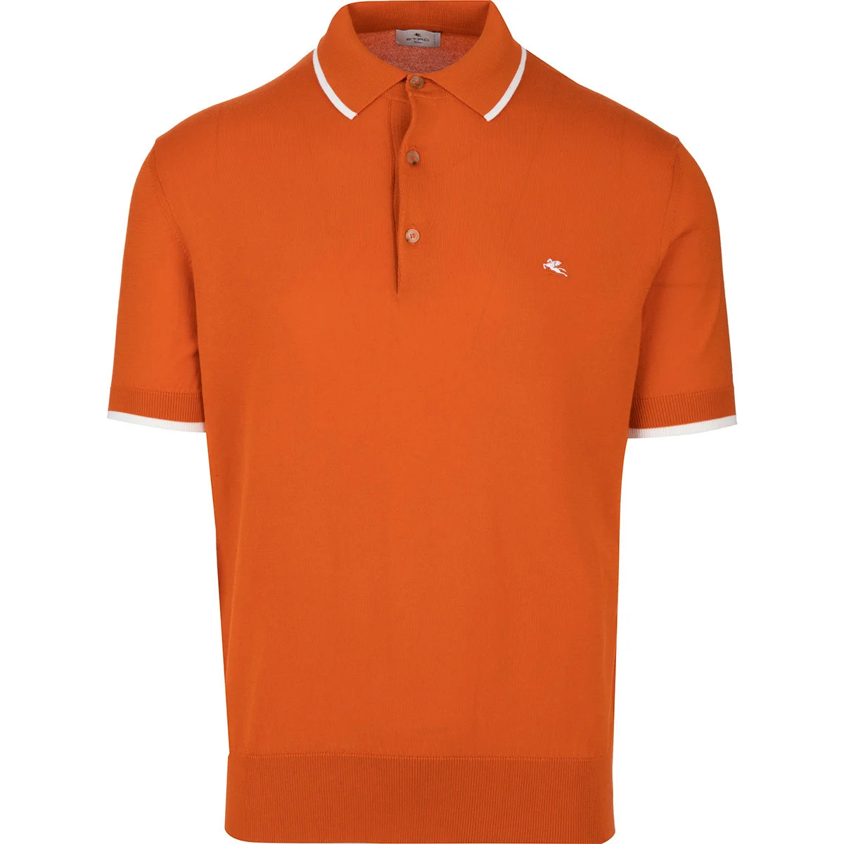 Etro Logo Embroidered Short-Sleeved Polo Shirt | Cettire Global