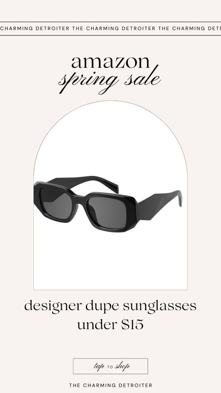 Designer, dupe, sunglasses Prada, Amazon spring

#LTKfindsunder50 #LTKsalealert #LTKSeasonal