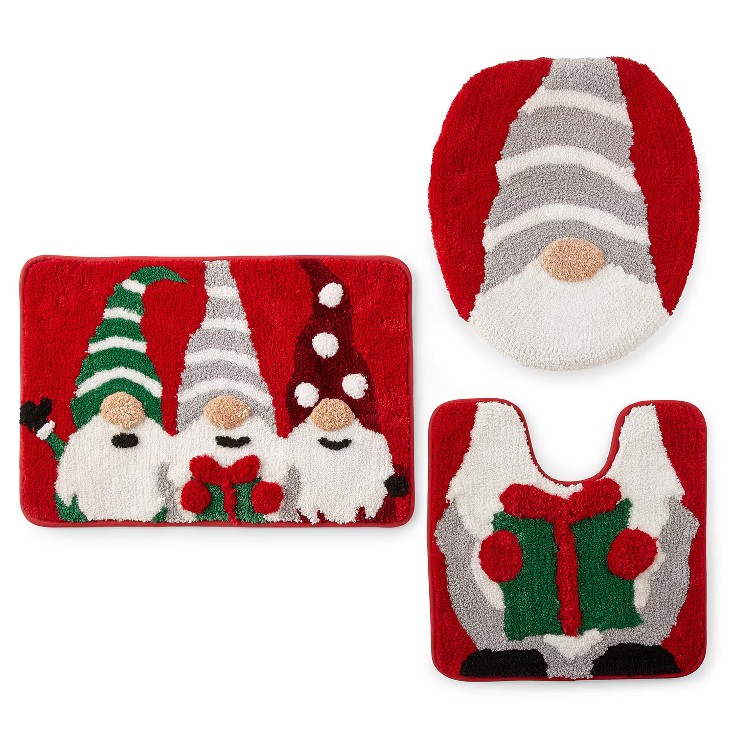 Avanti Holiday Gnome 3-pc. Bath Rug Set | JCPenney