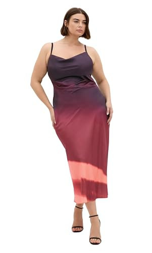 City Chic Women's Plus Size Dress - Ombre Cowl, 18 | Amazon (US)