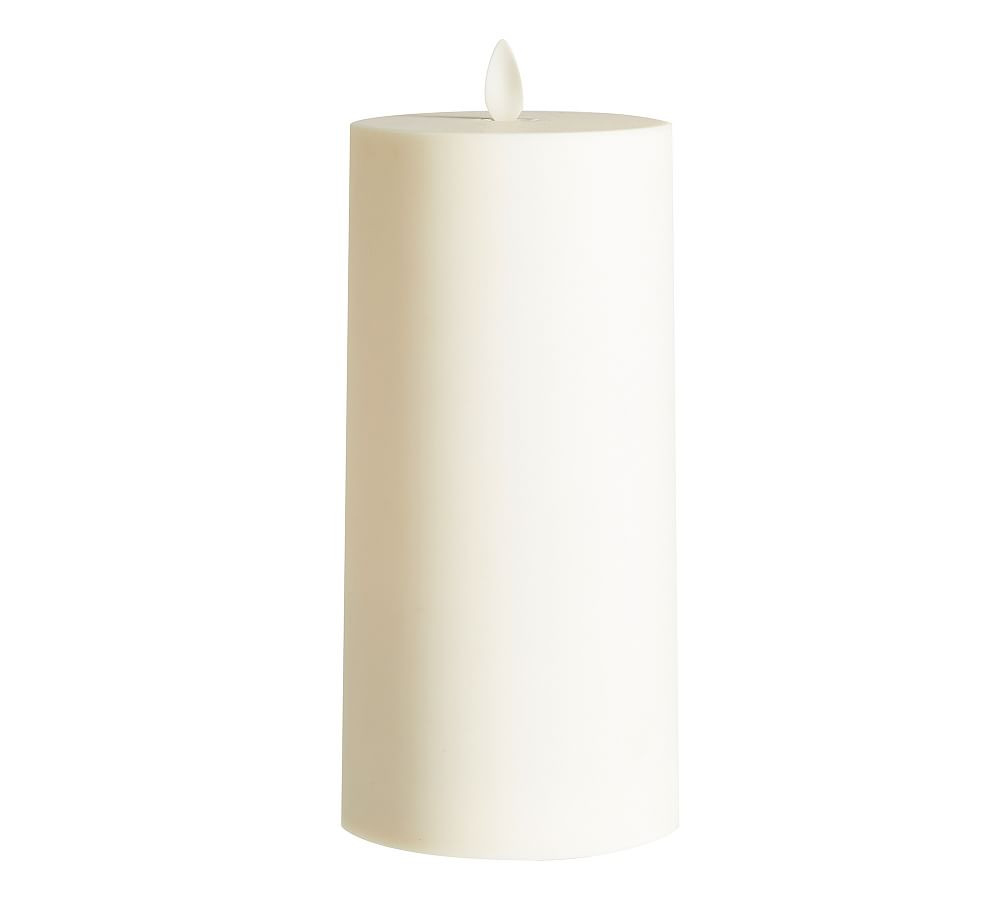 Premium Flickering Flameless Outdoor Pillar Candle | Pottery Barn (US)