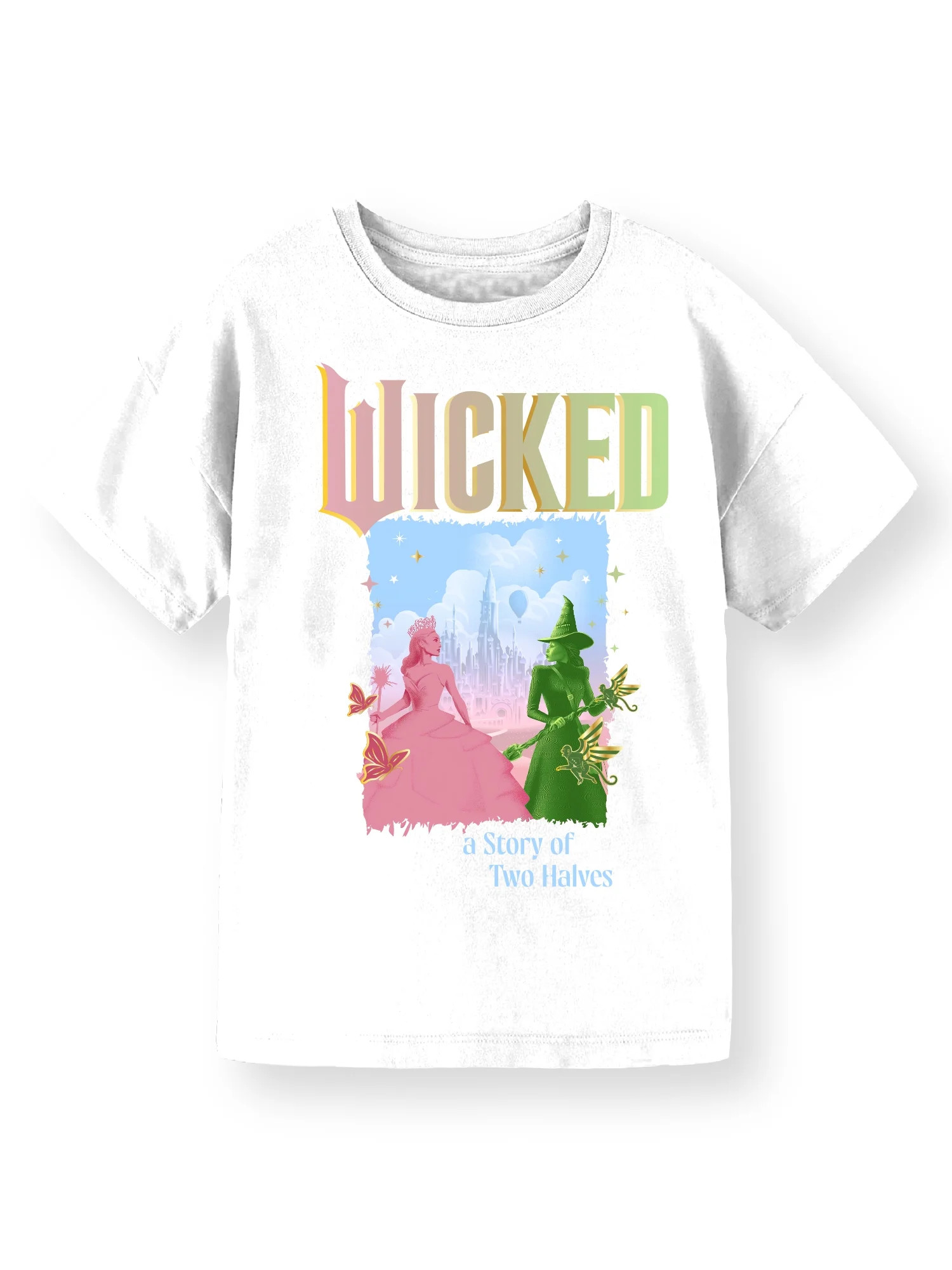 Wicked Girls Graphic Crewneck Short Sleeve T-Shirt, Sizes 4-16 | Walmart (US)