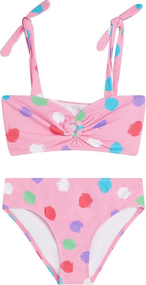 Kanu Surf Girls' Nellie Beach Sport UPF 50+ Sweetheart Bikini 2pc Swimsuit | Amazon (US)