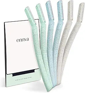 ennva Eyebrow Razor for Women | Dermaplane Facial Razor for Women Face | Hair Trimmer Face Razor ... | Amazon (US)