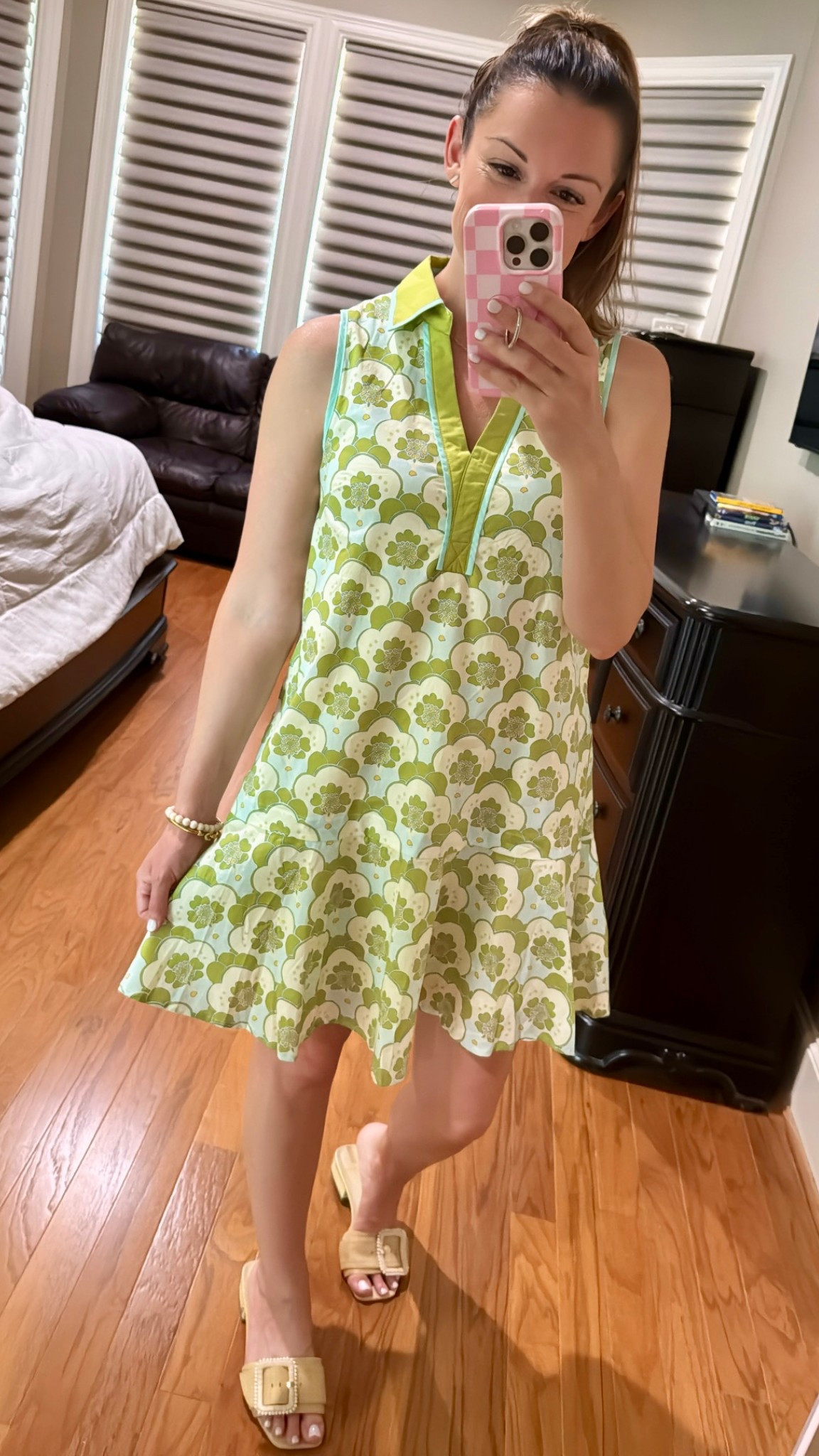 Love this preppy sundress for summer! The collar detail & green print are my fav! 

#LTKFindsUnder100 #LTKSeasonal #LTKStyleTip