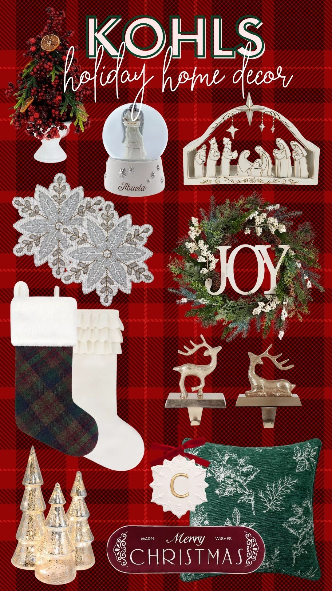 Loving the holiday decor @kohls !! 

Seasonal decor, holiday decor, Christmas decor, home decor, kohls home decor, holiday shop, Smiles and Pearls