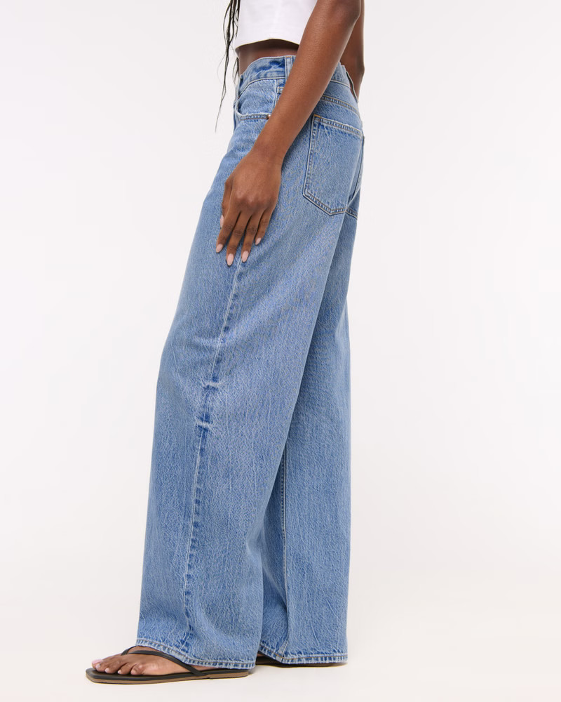 Women's Low Rise Ultra Loose Jean | Women's New Arrivals | Abercrombie.com | Abercrombie & Fitch (US)