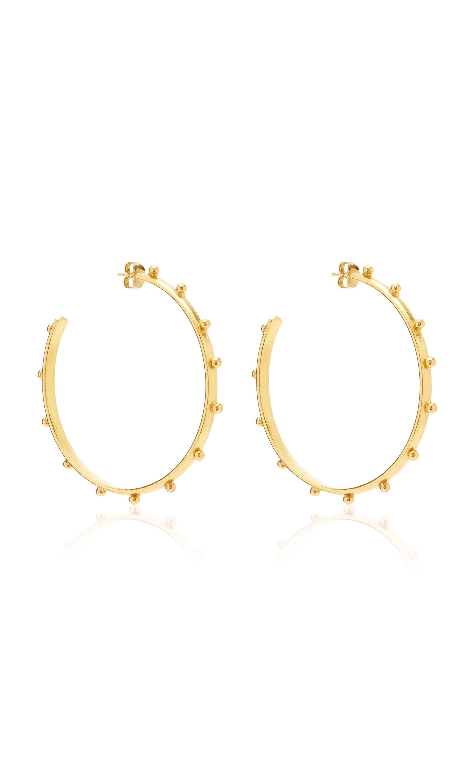 Créole 22K Gold-Plated Hoop Earrings | Moda Operandi (Global)