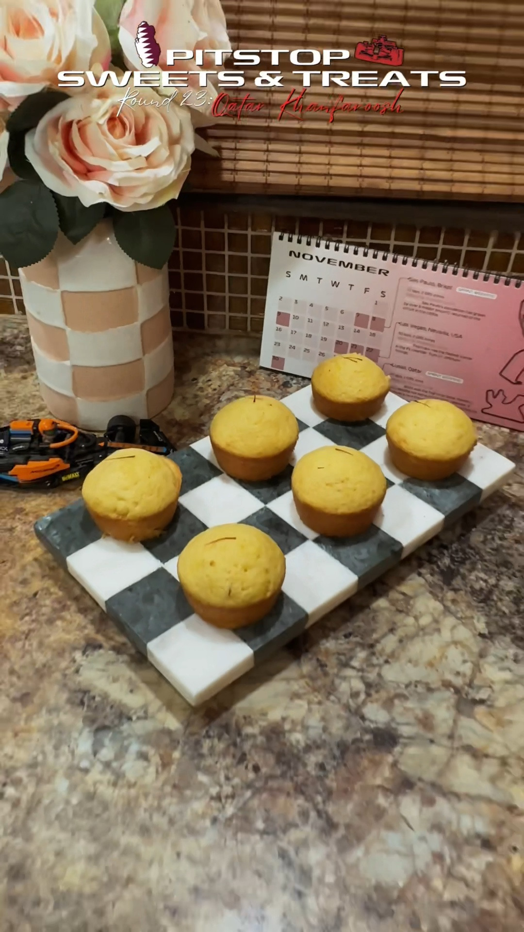 
Pit Stop Sweets & Treats Round 23: Qatar Khanfaroosh

.
Welcome back to my second year of making a traditional dessert inspired by our hosting countries. One dessert for each of the 24 stops on the race calendar. 
.
The cardamon made these so tasty, a light and airy sweet bread
- All the love and go McLaren🩵
.
Recipe I followed is by the blog:
Munaty Cooking
 .
Full In Depth Video & Yap Sesh On My YT 🔗 In B-I-O
.
#series #f1 #bakingaroundtheworld #qatargp #Khanfaroosh 


#LTKGiftGuide #LTKCyberWeek #LTKHoliday