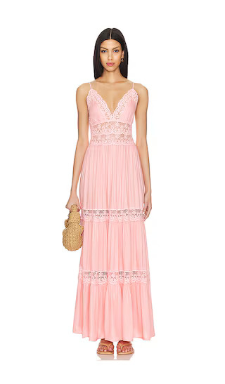Shea Long Dress in Gelato | Revolve Clothing (Global)
