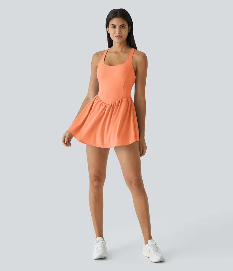 Breezeful™ Corset 2-in-1 Pocket Mini Quick Dry Flowy Pickleball Active Dress | Halara-AU