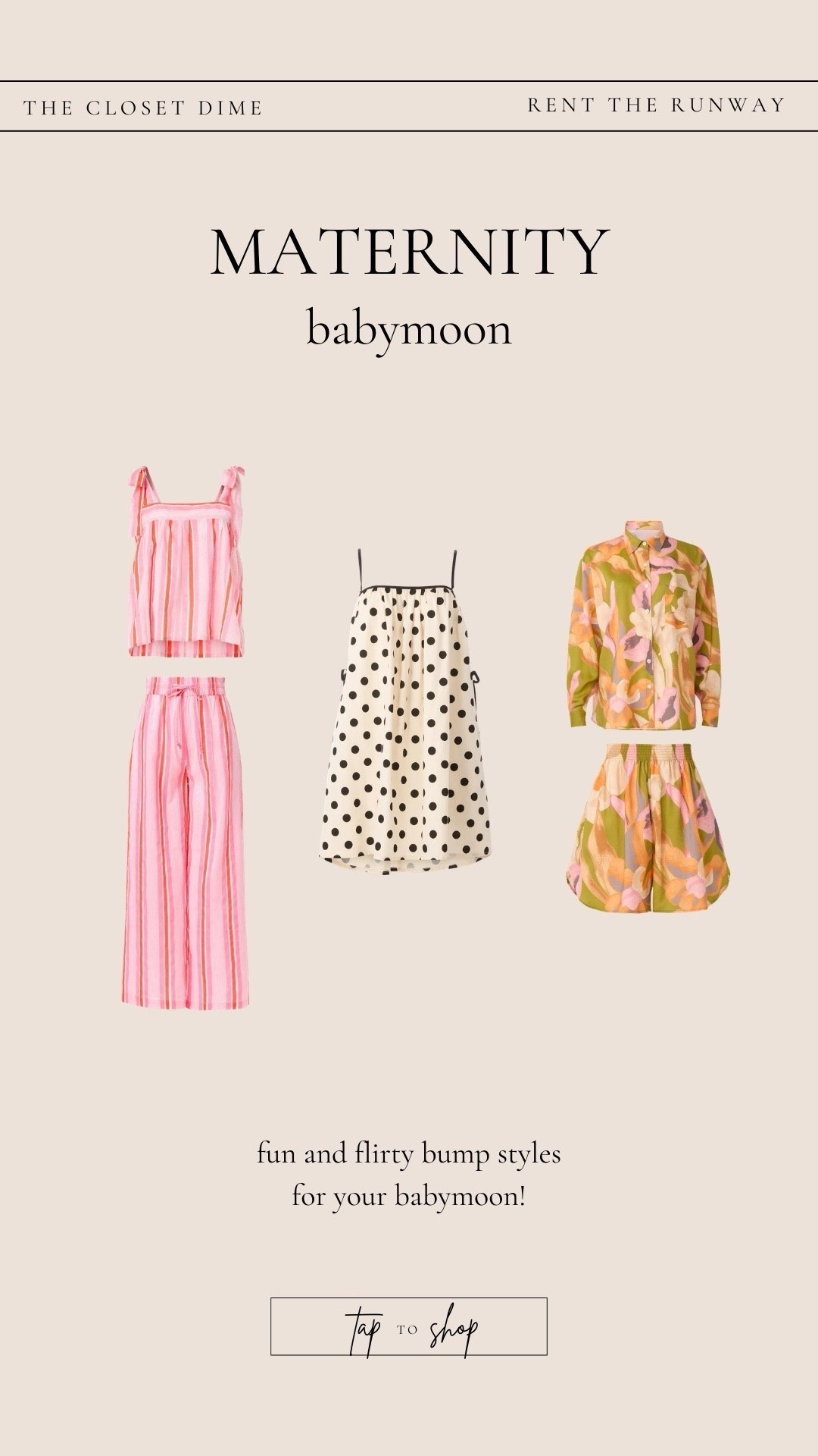 Maternity and Babymoon spring styles! I wore these on our recent Babymoon and I got so many compliments on the fit and styles. 
All of these picks are from @renttherunway  and are bump friendly. 
I sized up on the pink set based on reviews. 


#LTKTravel #LTKBump #LTKspring