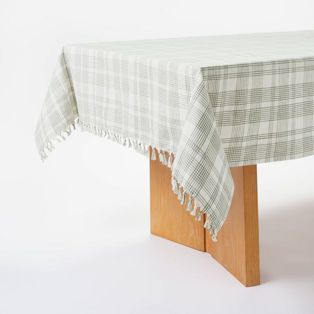 120" x 60" Cotton Plaid Tablecloth - Threshold™ designed with Studio McGee | Target