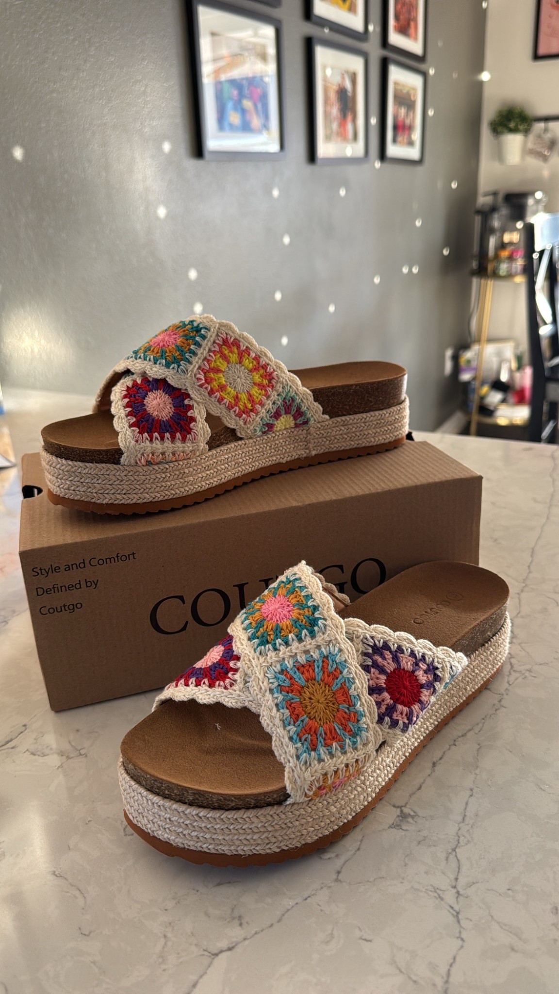 Sandals
Crochet 
Colorful 

#LTKTravel #LTKSpringSale #LTKSeasonal