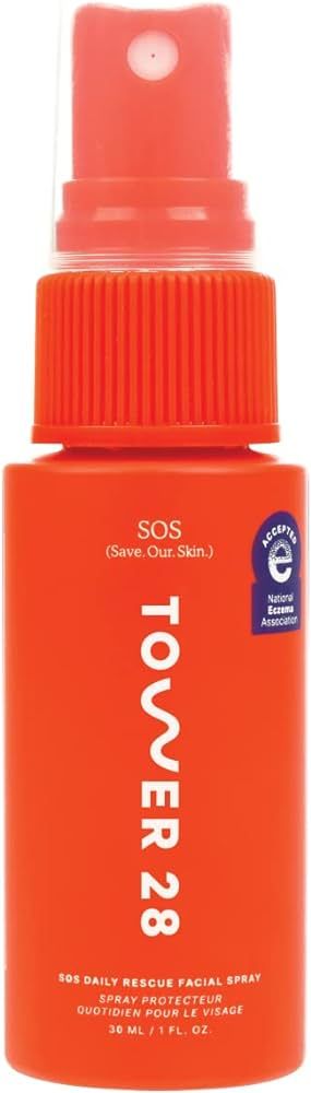 Tower 28 SOS Daily Rescue Facial Spray for Sensitive Skin, Hypochlorous Acid Spray Helps Reduce R... | Amazon (US)