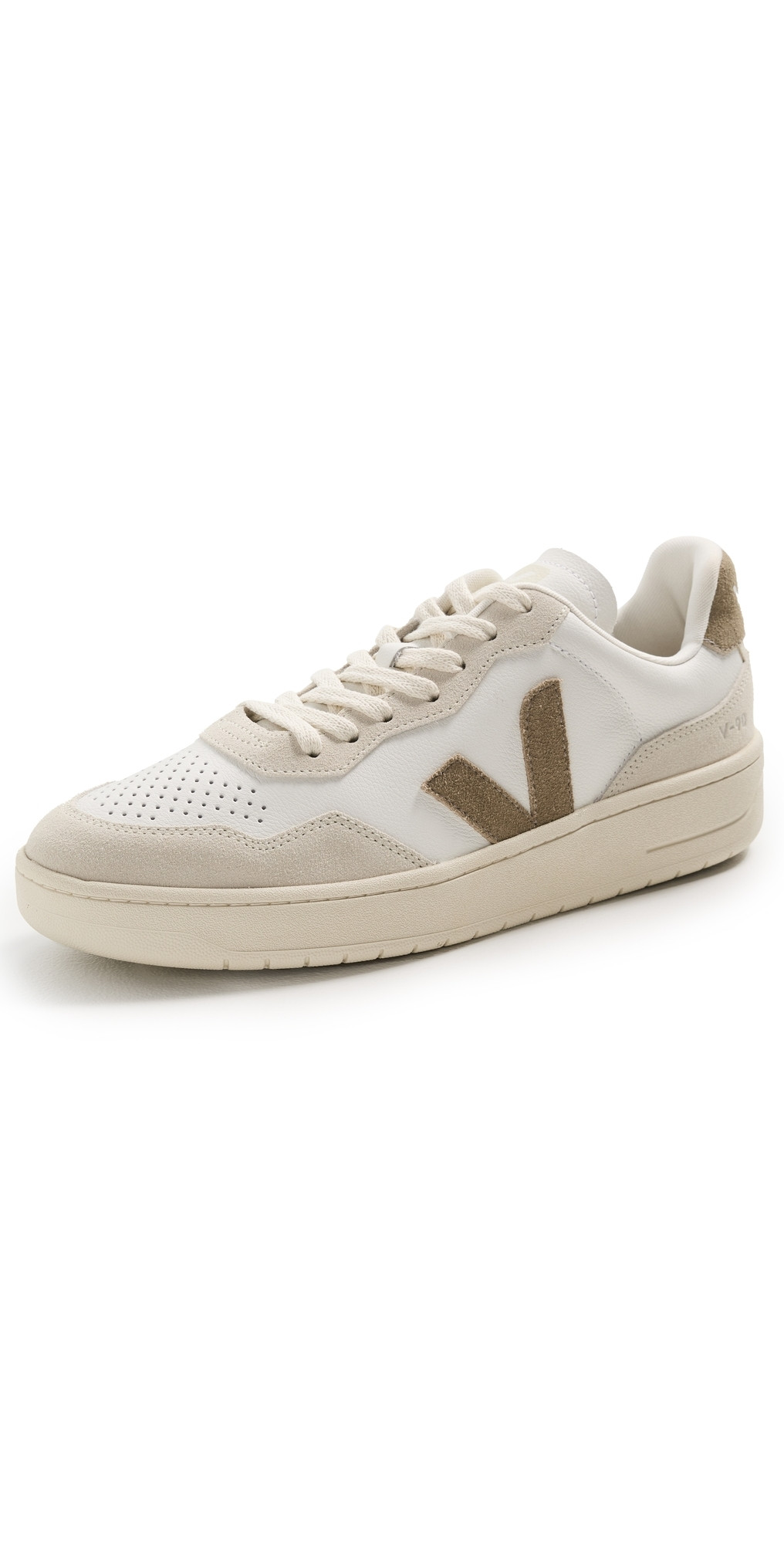Veja V-90 Sneakers White/Taupe 42 | Shopbop