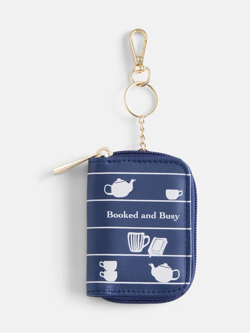 Free Assembly Women's Book Bag Charm, Navy | Walmart (US)