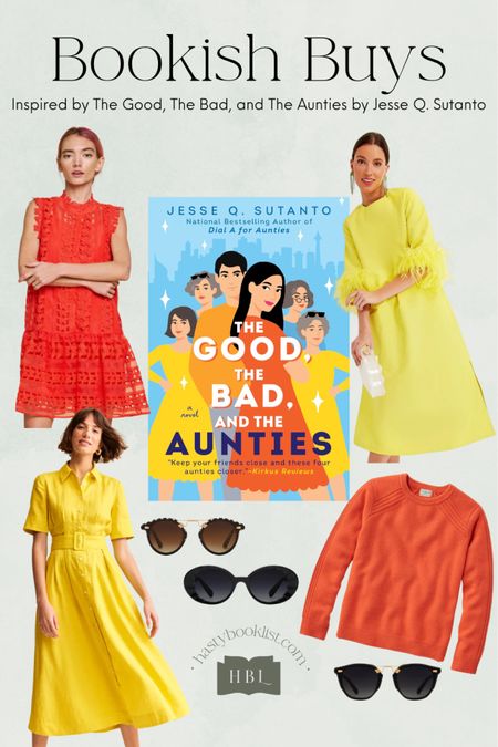 Bookish Buys inspired by The Good, The Bad, and the Aunties by Jesse Q. Sutanto

#LTKsalealert #LTKSpringSale #LTKparties