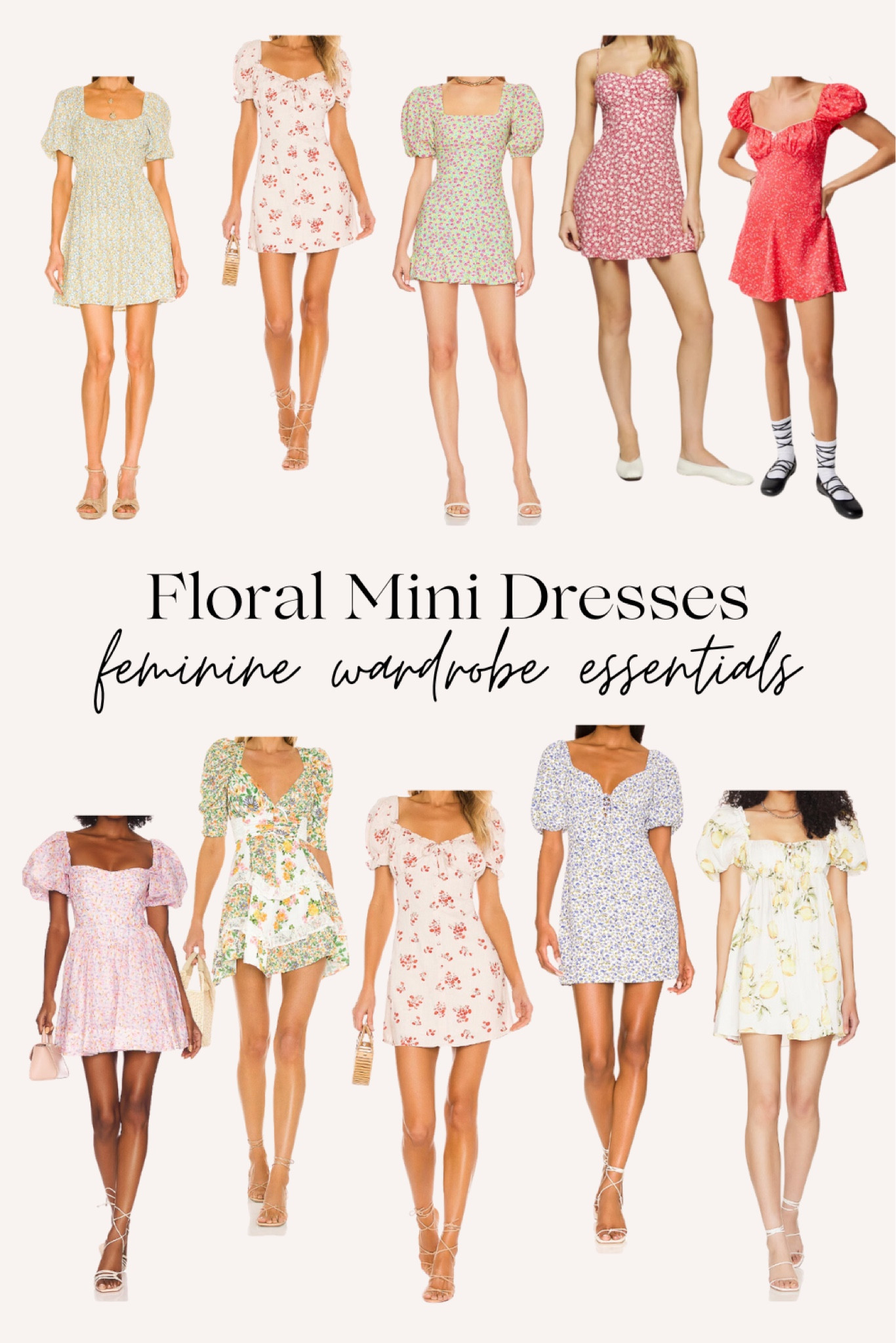 perfect floral mini dresses for summer! 🎀 #LTKfloraldress #LTKsummerdresses