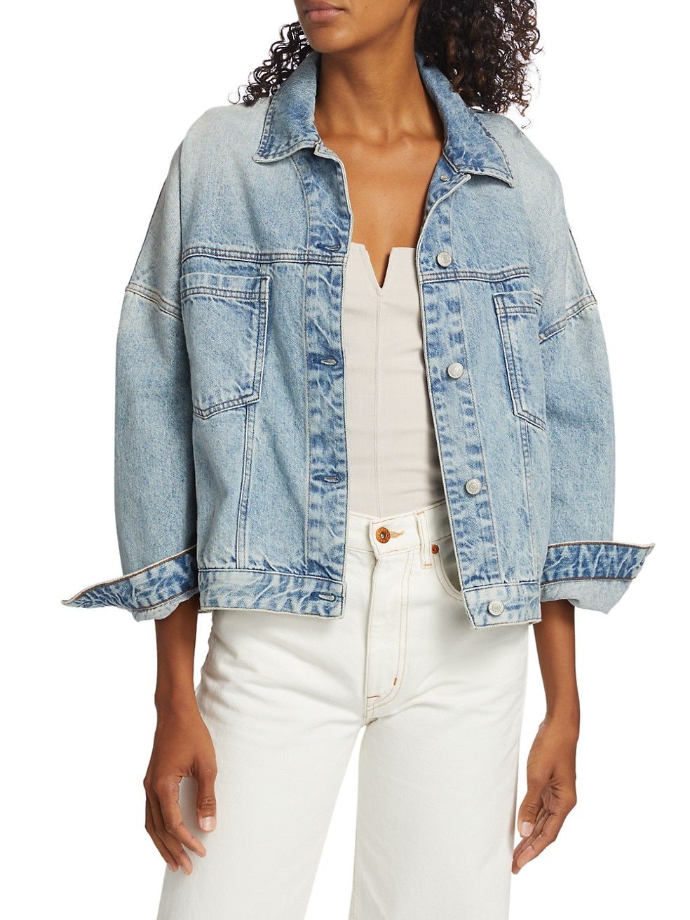 Opal Swing Denim Jacket | Saks Fifth Avenue