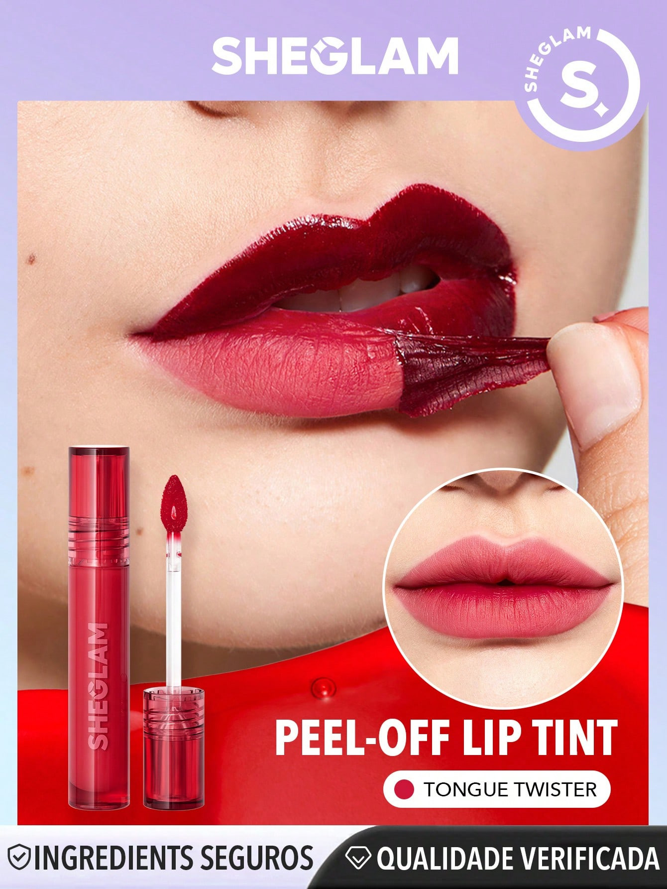 SHEGLAM Peel Talk Lip Tint-Tongue Twister | SHEIN