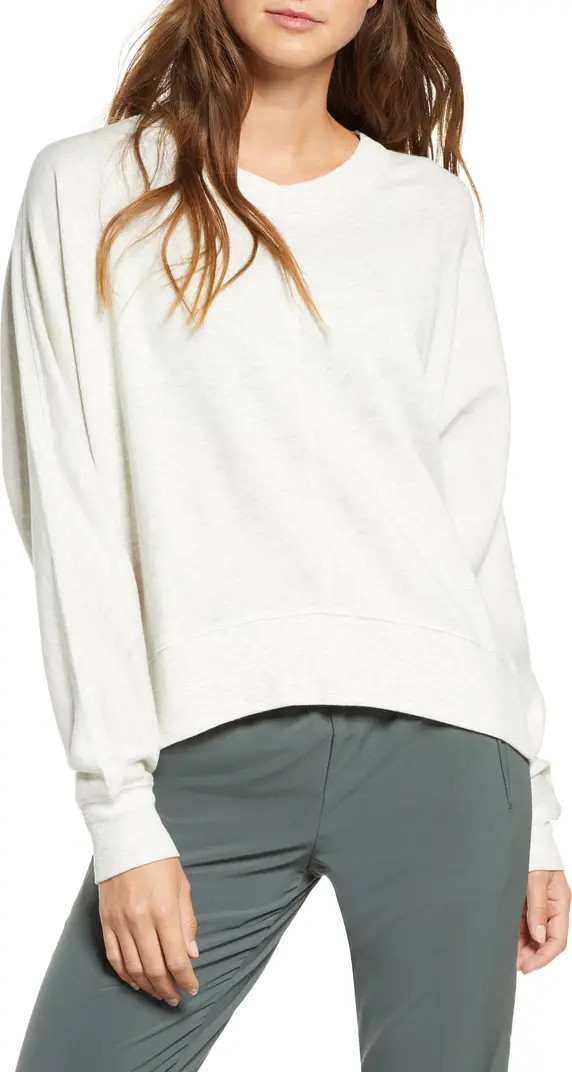 Carey Crew High/Low Sweatshirt | Nordstrom