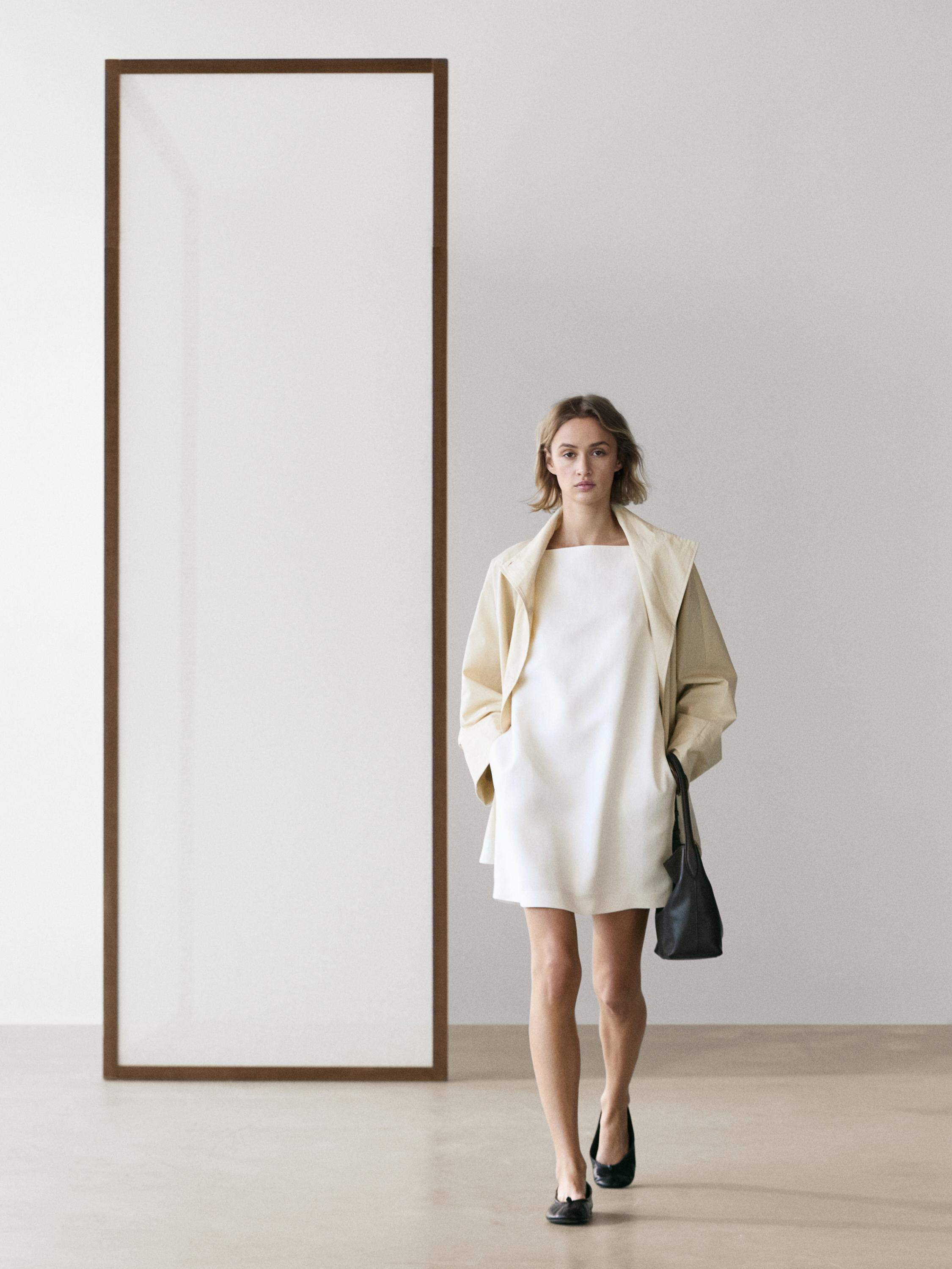 Flowing mini dress | Massimo Dutti UK