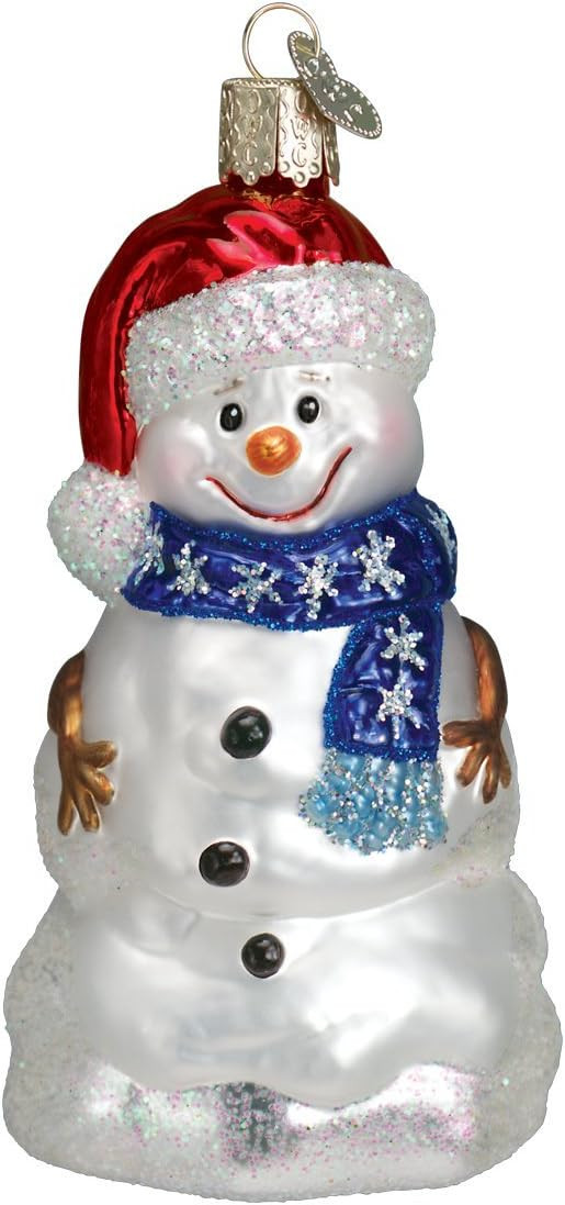 Old World Christmas Ornaments: Snowman Assortment Glass Blown Ornaments for Christmas Tree, Happy... | Amazon (US)