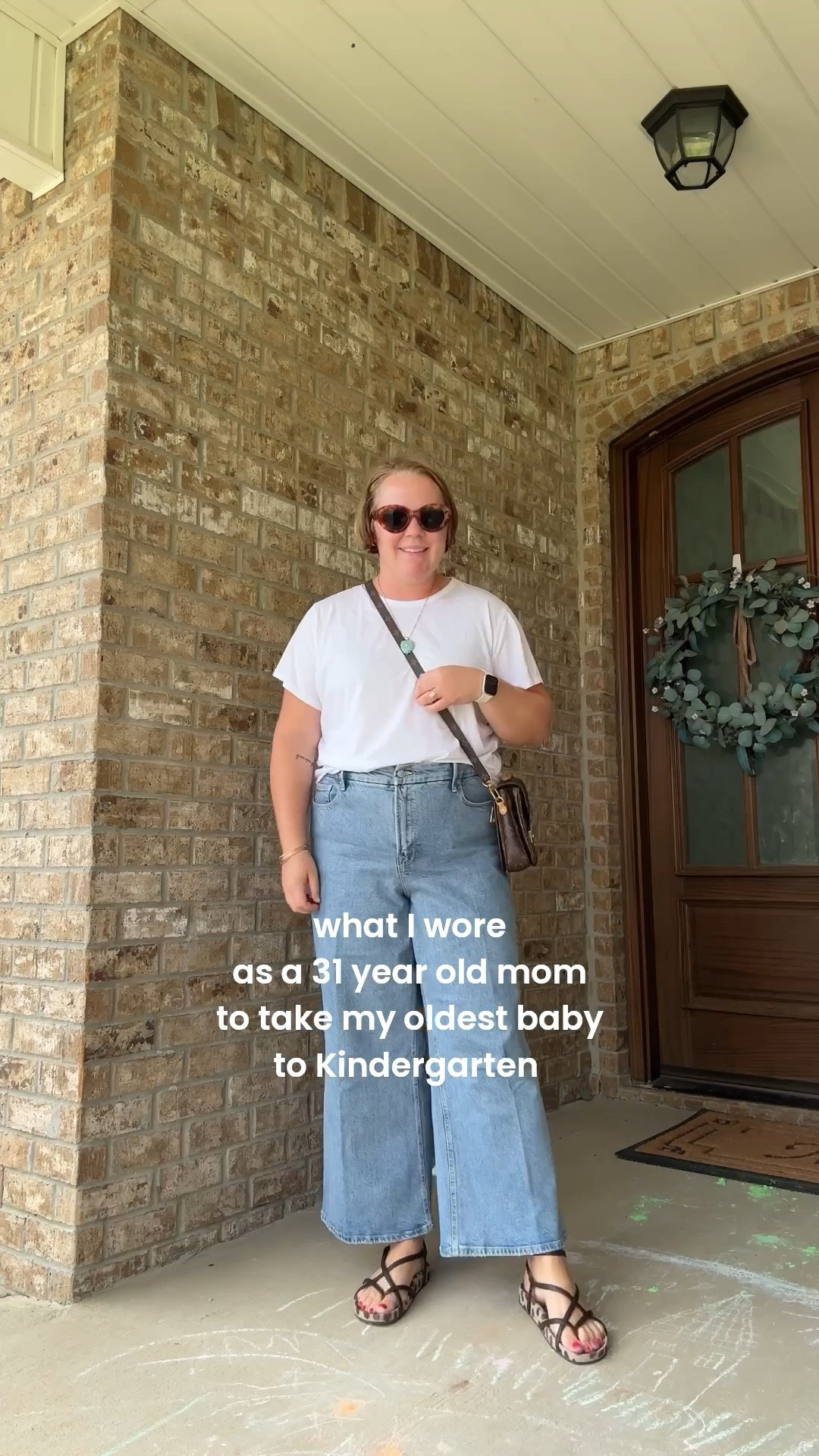 Casual outfit, Abercrombie tee, Good American jeans, strappy sandals, 

#LTKShoeCrush #LTKSaleAlert