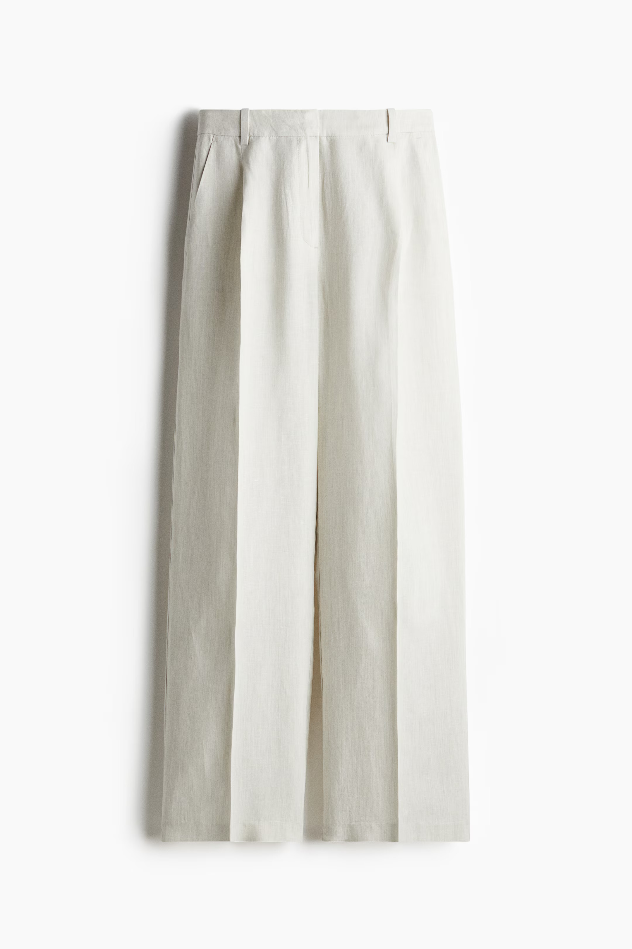 Wide linen-blend trousers | H&M (UK, MY, IN, SG, PH, TW, HK)