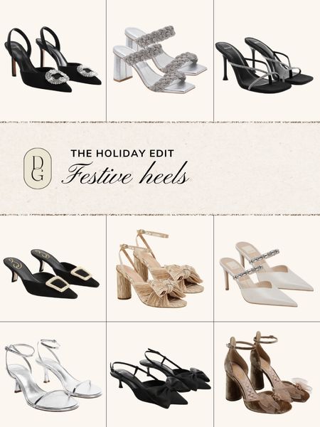 The holiday edit: festive heels ✨ holiday heels, holiday heel, holiday fashion, rhinestone heels, pointed toe heels, bow heels, strappy heels

#LTKSeasonal #LTKHoliday #LTKshoecrush
